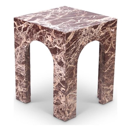 Meridian Furniture Palermo Cherry Marble End Table