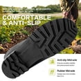 thumbnail image 5 of MeMoride Men's Waterproof Rain Boots Mid Calf Rubber Boots for Fishing Farming Gardening, 5 of 6
