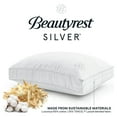 thumbnail image 2 of Beautyrest Silver Enveloping Comfort Down Alternative Bed Pillow with Cotton Tencel Lyocell Cover, Standard/Queen, 2 Pack, 2 of 11