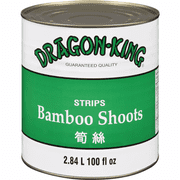 DRAGON KING Strips Bamboo Shoots  Bulk Food Service 2.84 L/100 fl oz