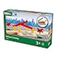 thumbnail image 3 of BRIO World 33388 - Railway Crossing - 4 Piece Wooden Toy Train Accessory for Kids Ages 3 and Up, 3 of 5
