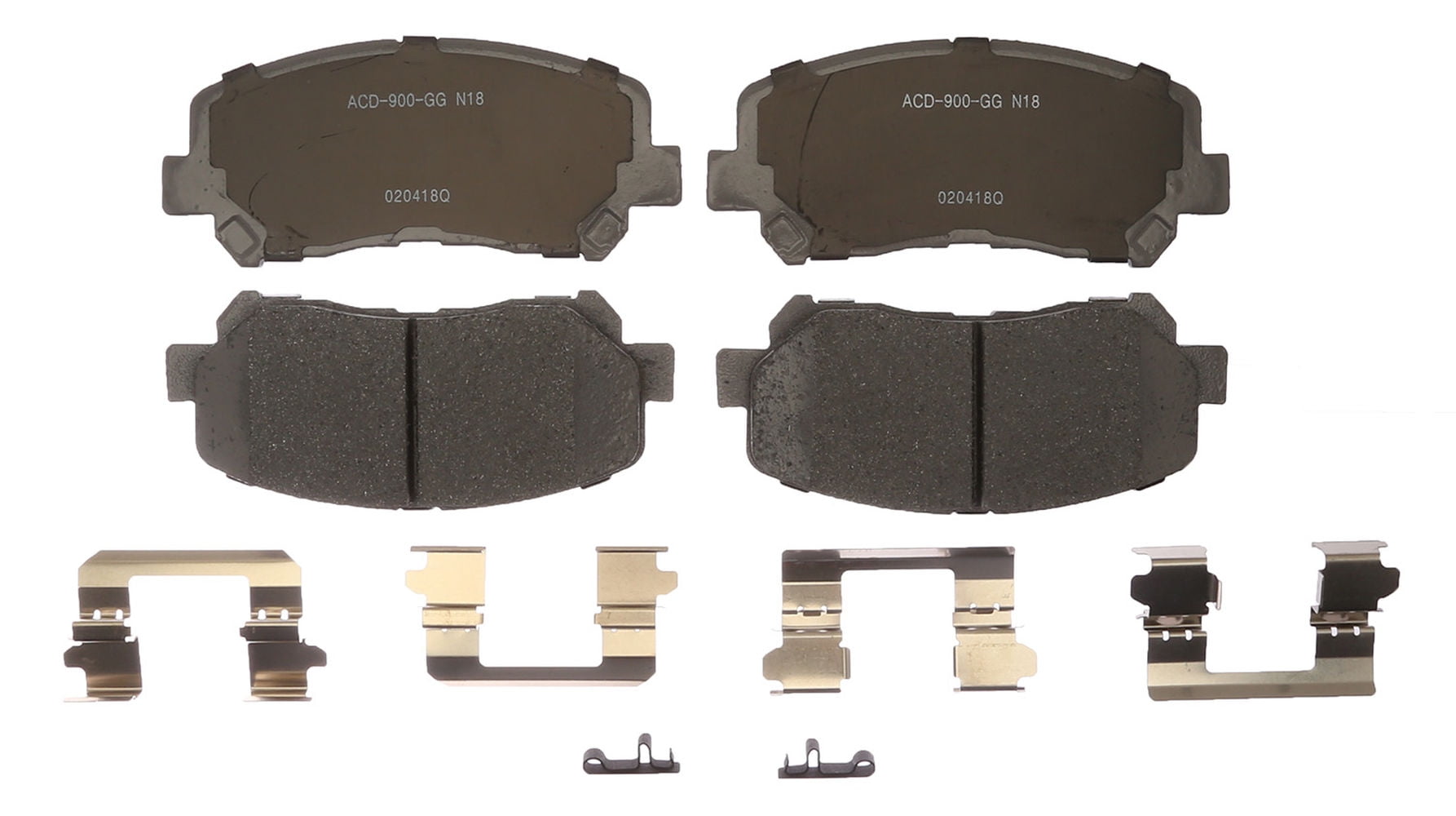 ACDelco Disc Brake Pad Set Fits select: 2012-2019 NISSAN VERSA 