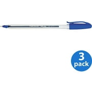 (3 Pack) Paper Mate InkJoy 100 Stick Pen, 1mm, Blue Ink, DZ - PAP1783152