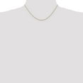 thumbnail image 2 of 14k Rose Gold 16 Inch .7mm Cable Rope Chain Necklace Pendant Charm Carded, 2 of 10