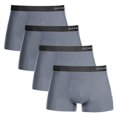 thumbnail image 1 of Mens Boxers Shorts Multipack, Breathable Mens Underwear Boxers Trunks, 4 Pack, 1 of 6