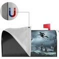 thumbnail image 4 of Halloween Mailbox Covers Magnetic Standard Size 18" X 21" Hand Rising Out Mailbox Cover Decorations Wrap, 4 of 6