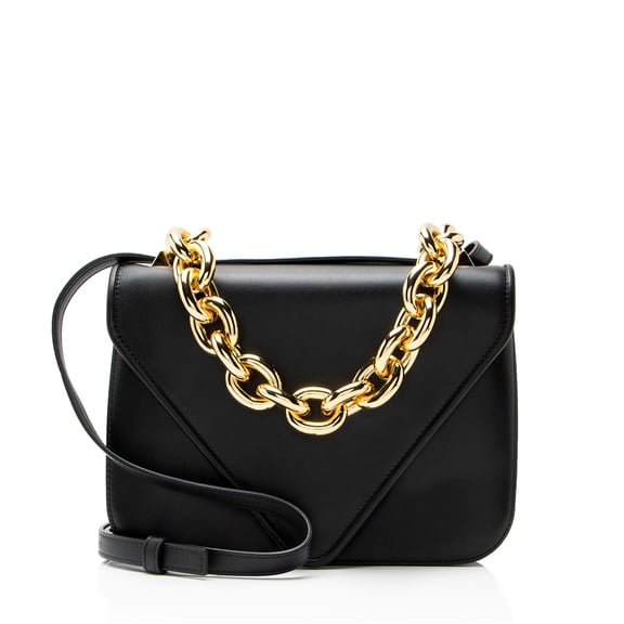 Pre-Owned Bottega Veneta Smooth Leather Mount Envelope Chain Small Shoulder Bag
