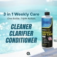 thumbnail image 2 of AquaDoc 3 in 1 Hot Tub Weekly Care - Concentrated Spa Water Conditioning Treatment to Help Reduce Residue, Improve Water Appearance, Enhance Comfort - Hot Tub Chemicals Made in USA - 8 oz, 2 of 9