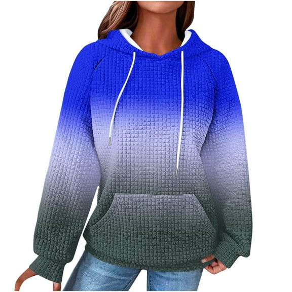 Makaor Womens Hoodies Sweatshirt with Pockets Raglan Sleeve Long Sleeve Pullover Tops Drawstring Casual Clothes