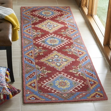 Safavieh ASPEN, RED / BLUE, 2'-3" X 7', Area Rug, APN803Q-27