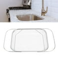thumbnail image 4 of Professional Grade Stainless Steel Over The Sink Colander Strainer Basket, Fine Mesh Expandable Rubber Grip Handles Efficient Kitchen Tool, 4 of 7