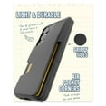 thumbnail image 3 of Smartish Galaxy S24 Wallet Case - Wallet Slayer Vol. 1 [Slim + Protective] Credit Card Holder - Drop Tested Hidden Card Slot Cover Compatible with Samsung Galaxy S24 - Black Tie Affair, 3 of 6