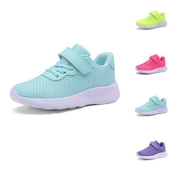 Girls Footwear Girls Sneaker Fashion Autumn Children Girls Sports Shoes Flat Thick Bottom Lightweight Non Lace Up Easy To Wear Mesh Upper Breathable And Comfortable