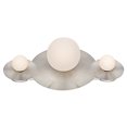 thumbnail image 4 of Hinkley Lighting 55250PN Rhea 3 Light 10" Wide Led Vanity Strip - Nickel, 4 of 7