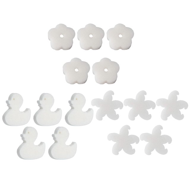 15 Piezas de Esponja Absorbente de Aceite Blanco, Limpiadores Absorbentes de Espuma, Herramientas de Limpieza de Piscinas