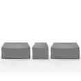 thumbnail image 4 of Pemberly Row Covers 3-Piece Vinyl Outdoor Sectional Cover Set in Gray, 4 of 9