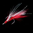 thumbnail image 3 of facefd 10pcs Stainless Steel Sharp Fishing Treble Hooks with Feather 06, 3 of 8