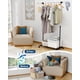 thumbnail image 3 of Whitmor Deluxe Perchero ajustable para ropa - Organizador de ropa con ruedas - Negro y cromado, 3 of 5