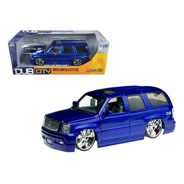 Cadillac Escalade Diecast Model Blue 1/18 Diecast Model Car by Jada