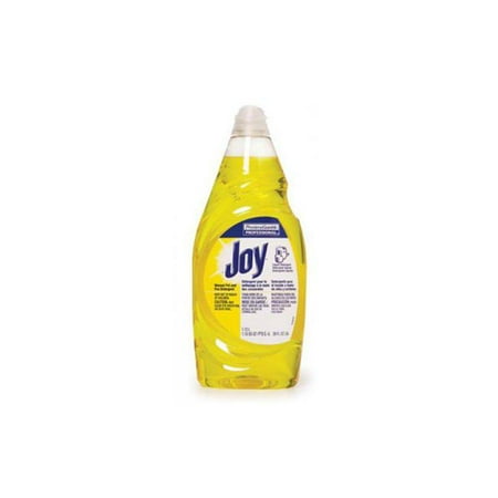 Procter & Gamble 45114 38 oz Lemon Joy Dishwashing Liquid Detergent Bottle - Case of 8