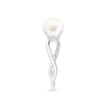 thumbnail image 5 of ANGARA Freshwater Cultured Pearl Infinity Ring in 14K White Gold for Women | June Birthstone, Birthday, Anniversary, Jewelry Gift for Women | Pearl Ring, 5 of 11