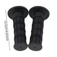 thumbnail image 2 of BotaniNest Motorcycle Handlebar Grips With Ergonomic Design Textured Absorption Black Durable Rubber Material Universal Fit, 2 of 2