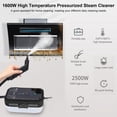 thumbnail image 4 of M Buder Limpiador de Vapor Portátil 1600W 105°C Negro Enchufe UE, 4 of 7