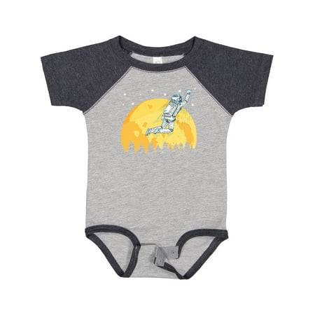

Inktastic Space Outerspace Moon and Astronaut Gift Baby Boy or Baby Girl Bodysuit