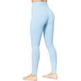 thumbnail image 5 of LEEy-World High Waisted Leggings for Women High Waisted Workout Leggings for Women, Buttery Soft 7/8 Length Yoga Pants with Hidden Pocket Blue,M, 5 of 5