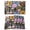 Pink Yellow Black, variant on Sunflower Placemats Set of 12, Colorful Flowers Summer Botanical Watercolor Placemats for Dining Table, Place Mats for Kitchen Tabletop, Waterproof Wipeable Dining Table Mats Set
