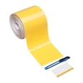 thumbnail image 1 of Uxcell 1 Set 6D Carbon Fiber Vinyl Wrap 2" x 16ft Self-Adhesive with Scraper, Yellow, 1 of 7