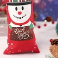 thumbnail image 5 of THLKIF 3 Pack Christmas Wine Bottle Bags - Sweater Wine Bottle Cover Bags for Holiday Decorations - Cute Santa, Reindeer, Bear & Snowman Designs, 5 of 9