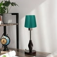 thumbnail image 4 of OULII 1Pack Simple Style Household Lampshade Green Cloth Dust Protection Elegant Appearance Room Decoration, 4 of 7