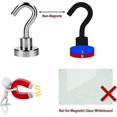 thumbnail image 4 of Magnetic Hooks 16pcs 18lbs Magnet Hooks Neodymium Magnets With Hooks For Kitchen Garage Gift, 4 of 4