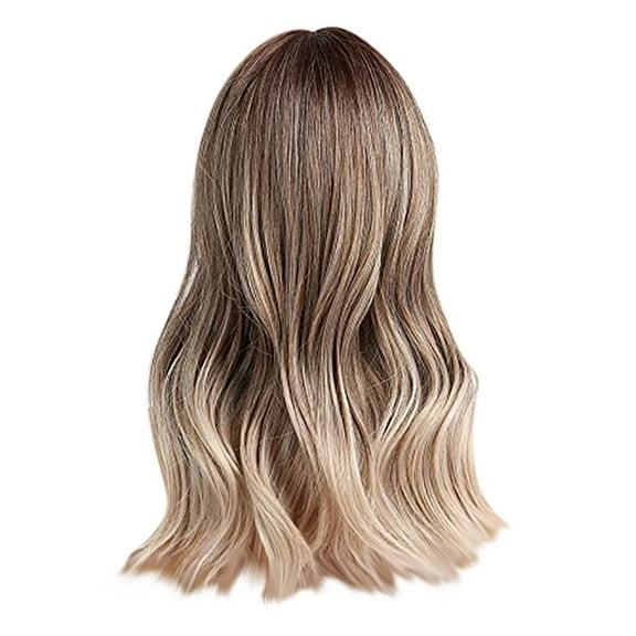 UYUH Full Short Straight Long Wig Sleek Bob Wavy Hair Curly Hair Party Wig for Beautiful Women Girls Fashion Party C-osplay Wig
