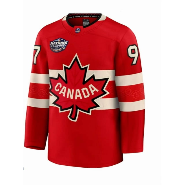 New Canadian National Team Embroidered Hockey Jersey NHL McDAVID Embroidery