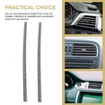 thumbnail image 4 of LOLIPPYY 4pcs Multi Rhinestone Car Decoration Strips, Universal Fit, Easy to Install, Stylish Auto Interior Accessories, 4 of 8
