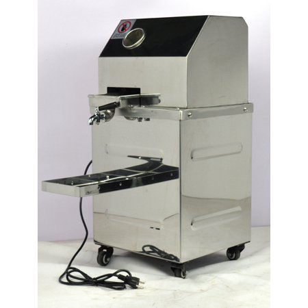 Sweet Home Electric INTBUYING Vertical Electric Sugar Cane Juicer Press Machine Sweet Sorghum 3 Rolls SS 110V 134110 ()