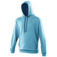 thumbnail image 2 of Awdis - Sudadera con capucha Modelo Varsity - Correr/Fitness/Gym/Deporte (Azul Hawaiano/Azul Oxford), 2 of 2