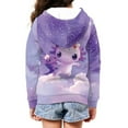 thumbnail image 3 of DISNIMO Galaxy Axolotl Hoodies for Girls Zipper Hoodie Purple Hoodie Kids 6/7 Hoodie Sweatshirts for Girls Sweatshirt Zip Up Jacket Boys Graphic Jackets for Girls Trendy Little Girl Kid Clothes, 3 of 7
