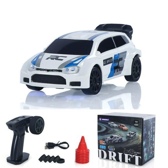 2.4G 1/43 High Speed Radio Controlled Racing Car RC Drift Vehicle 4WD RTR Mini Model Toy Radio Battery for Children Gifts