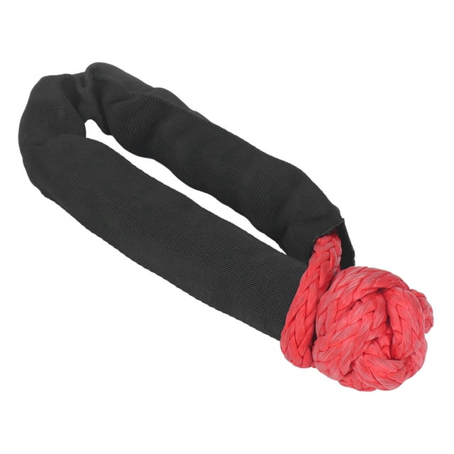 41000 LBS Soft Shackle Recovery Rope 41 with Infinite Knot Design, Lightweight, for Off Road ATV SUV Truck Boating Marine Industrial, 2x Oxford Cloth Protective Cover for Rays