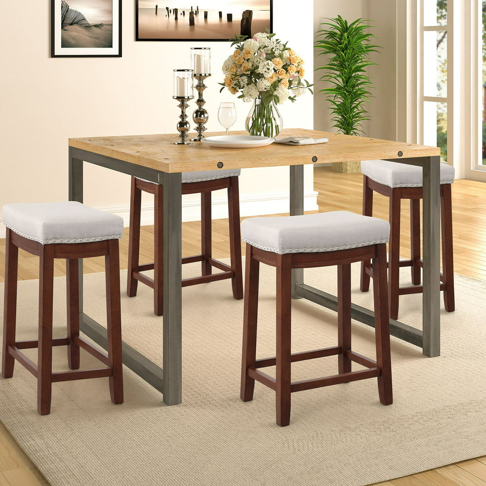 Clearancecounter Height Bar Stools Set Of 2 24 Bar Stools With
