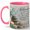 Pink, variant on Relaxation Quote Spa Stones 11oz Ceramic Mug, Calm Wellness Watercolor Art