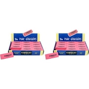 Sargent Art 36 Count Premium Pink Eraser Class Pack, Best Buy Assortment, 36-1012 2 Pack
