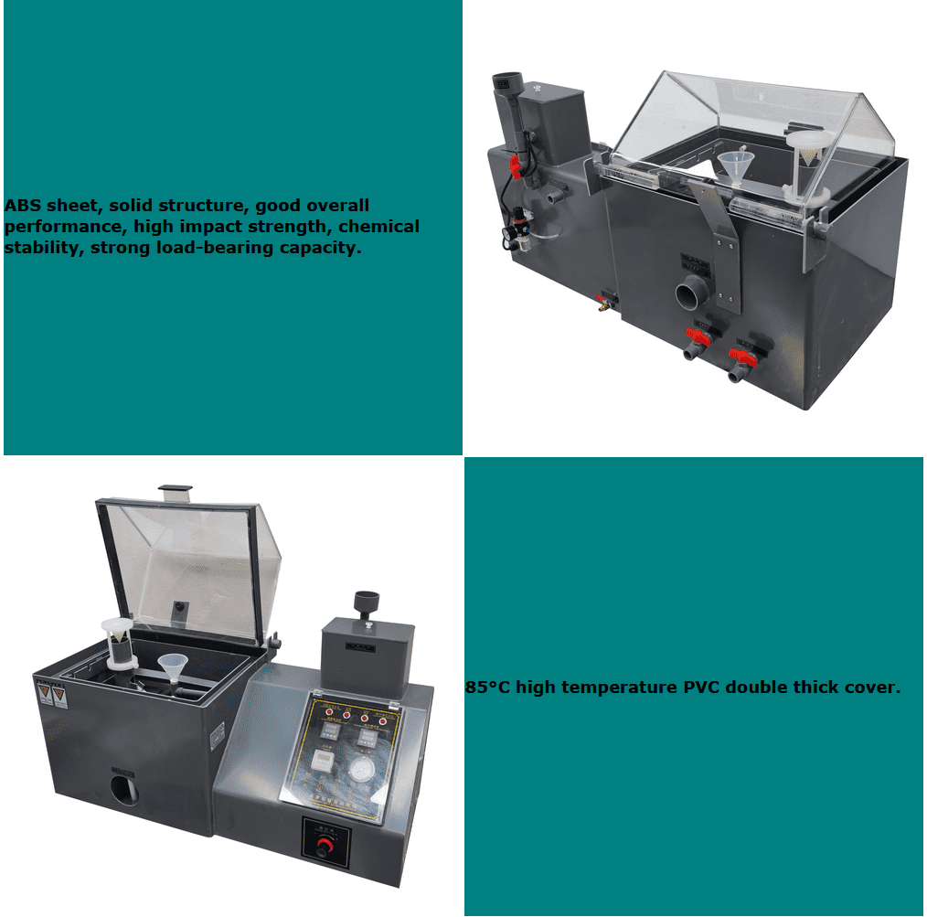 47L Lab Salt Fog Spray Corrosion Testing Equipment Salt Mist Resistance Test Chamber with Digital Display Controller 110V