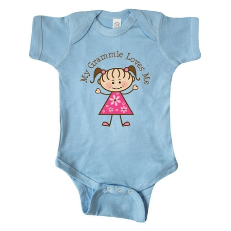 

Inktastic My Grammie Loves Me Gift Baby Girl Bodysuit