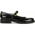 thumbnail image 2 of Franco Sarto Women's Melfi Mary Jane Flat Black Glossy 5.5M, 2 of 5