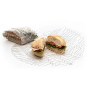 Angle View: U Konserve Large Food Kozy Sandwich Wrap 2 Pack, Black Clear