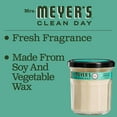 thumbnail image 6 of Mrs. Meyer's Clean Day Candle, Basil, 7.2 oz, 6 of 8